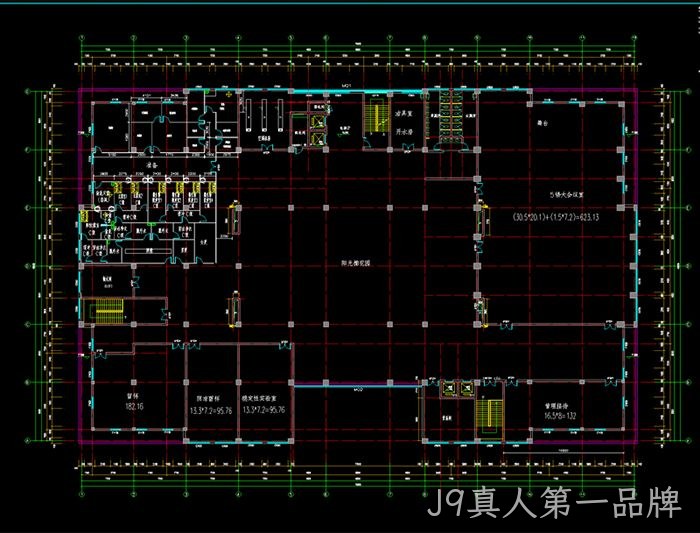 研发大楼平面图样式